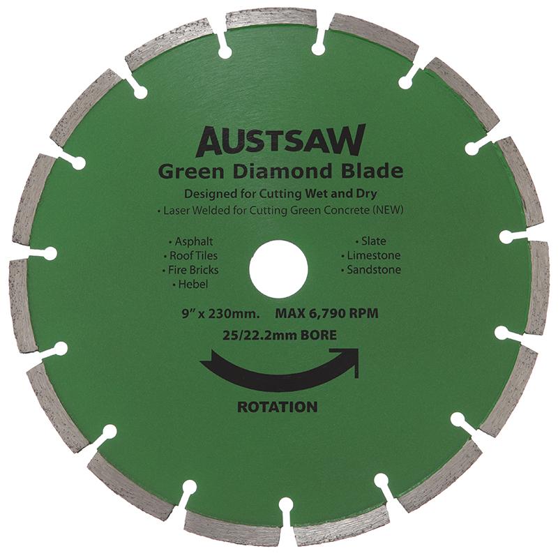 Austsaw Diamond Blade Green Concrete