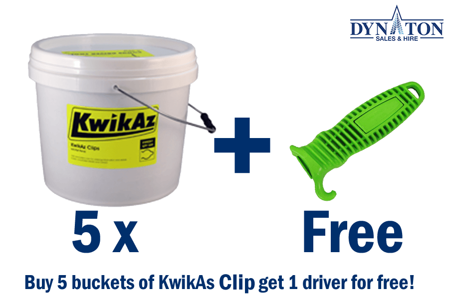 KwikAz Clips 5 buckets kit - Dynaton Australia