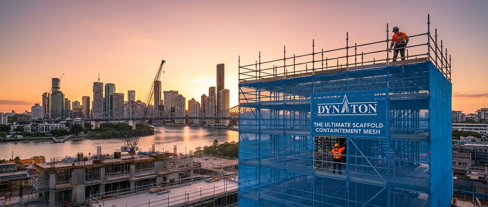 Upgrade Your Site Safety with Dynaton FRC-Mesh Gen2: The Ultimate Scaffold Containment Mesh
