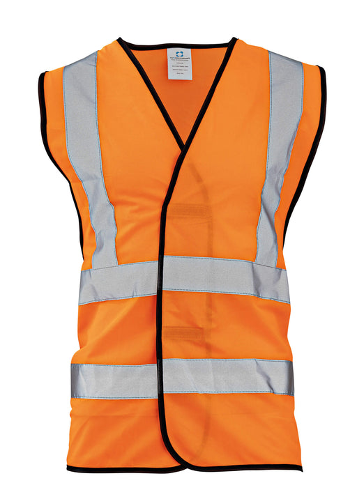 Workarma Safety Vest Day/Night Use Fluoro Orange L