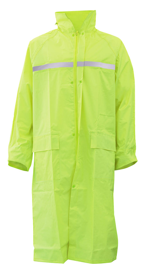 Bremick Full Length Rain Coat Fluoro Yellow L