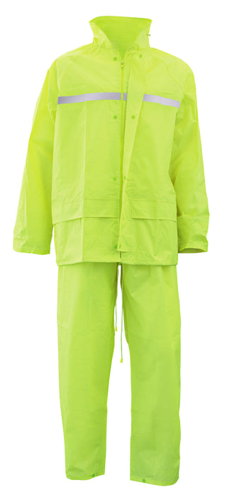 Bremick Rain Suit Fluoro Yellow Small L