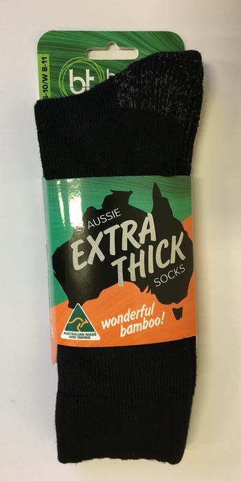 Bamboo Textiles - Loose Top - Aussie Extra Thick Socks