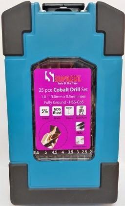 25 Piece Cobalt Drill Set - Dynaton Australia