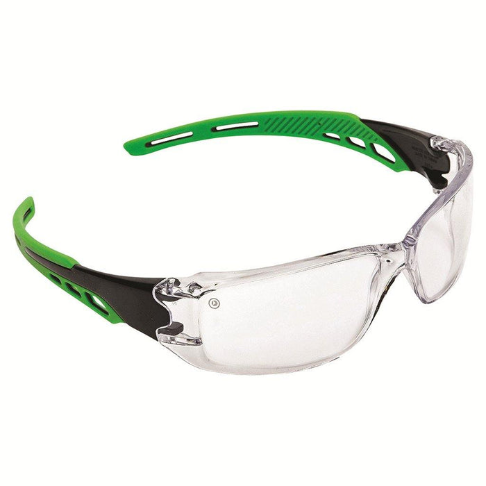 ProChoice Cirrus Green Arms Safety Glasses Clear A/F Lens - Dynaton Australia