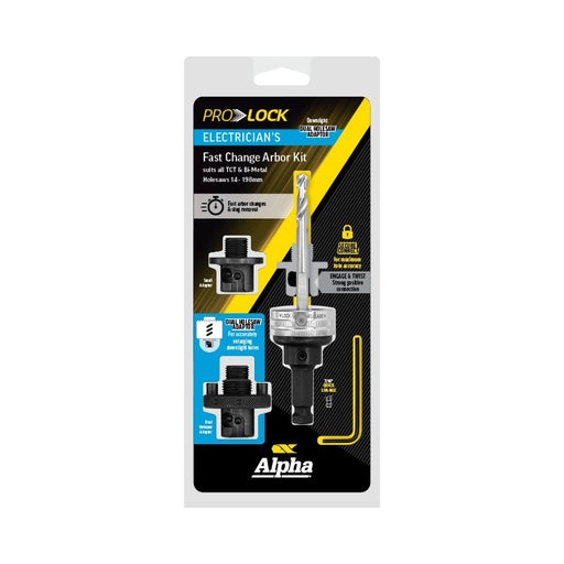 Pro Lock | Electricians Fast Change Arbor Kit (4 PCE)