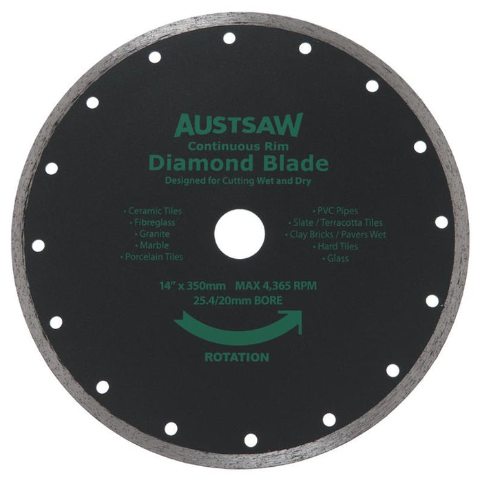 Austsaw Diamond Blade Continuous Rim