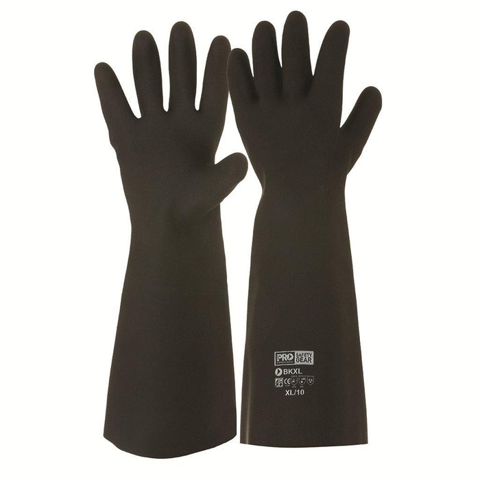 ProChoice Black Knight® 46cm Rubber Gloves - Dynaton Australia