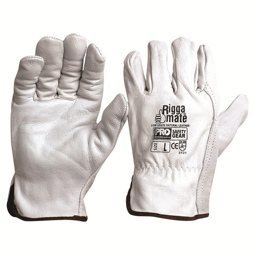 ProChoice Riggamate Natural Cowgrain Gloves - Dynaton Australia