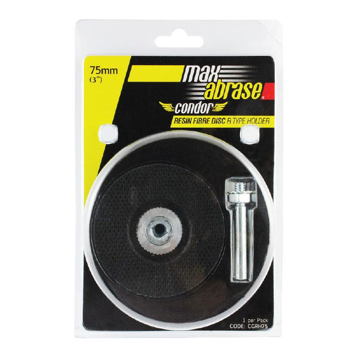 Resin Fibre Disc R Type Holder Carded