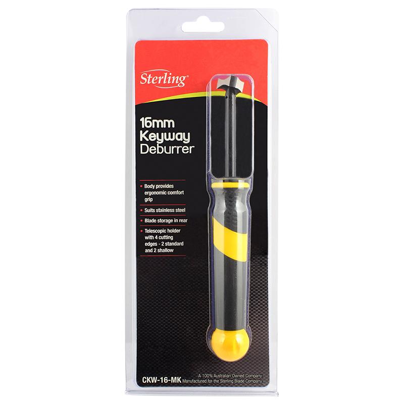 Carded - Sterling 16mm Keyway Deburring Tool
