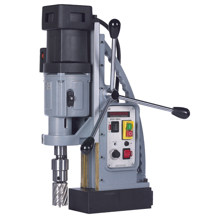 Euroboor Magnetic Drill - Variable Speed with swivel base up to 100mm dia