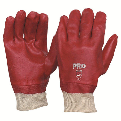 ProChoice 27cm Red PVC / Knit Wrist Gloves - Dynaton Australia
