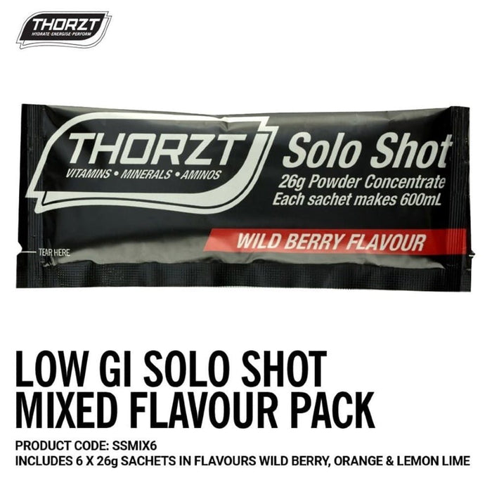 Thorzt Low GI Solo Shot Mixed Pack (6 x 26g)