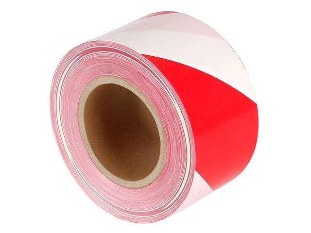 Safety Tape - Red and White 100m Roll(s)