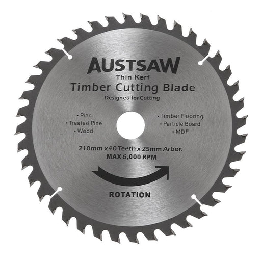 Austsaw Thin Kerf Timber Blade