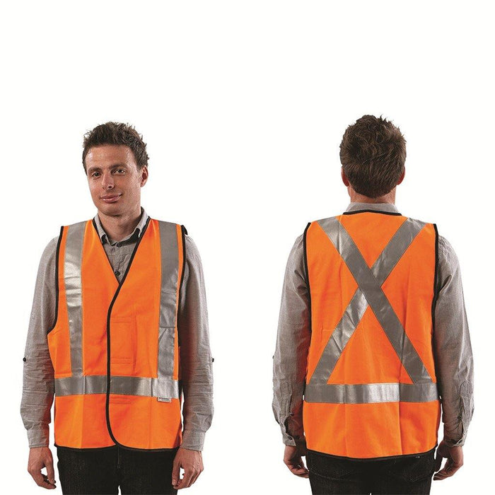 ProChoice Fluro X Back Safety Vest - Day/Night Use - Dynaton Australia