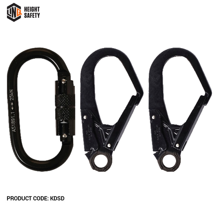 Elite Double Leg Shock Absorbing 2M Adjustable Lanyard