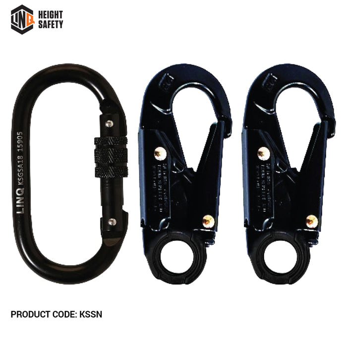 Elite Double Leg Shock Absorbing 2M Adjustable Lanyard