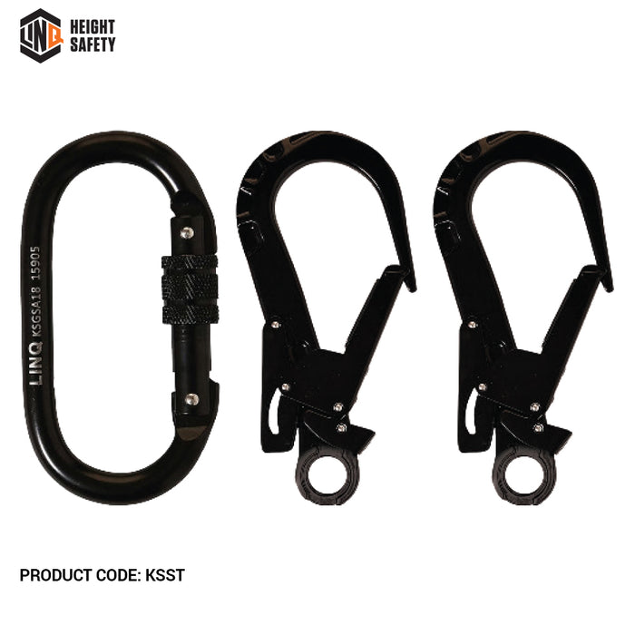 Elite Double Leg Shock Absorbing 2M Adjustable Lanyard