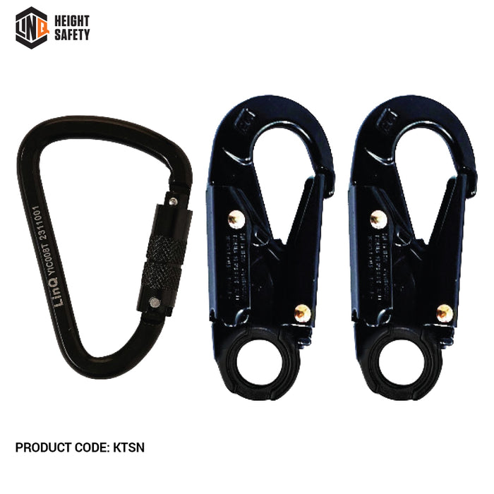 Elite Double Leg Shock Absorbing 2M Adjustable Lanyard